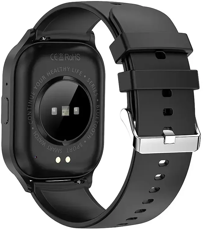 Blavec Išmanusis laikrodis W18 Hellia HD AMOLED (SWW18-B) juodos spalvos