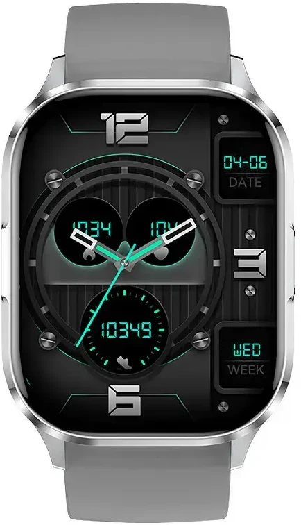 Blavec Išmanusis laikrodis W18 Hellia HD AMOLED (SWW18-G) pilkos spalvos