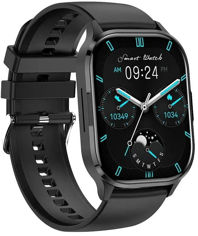 Blavec Išmanusis laikrodis W18 Hellia HD AMOLED (SWW18-B) juodos spalvos