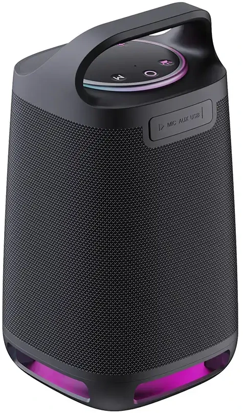 Blavec nešiojama Bluetooth kolonėlė TWS WS-01 Karaoke – 160W su mikrofonu (WS01-MB) juodos spalvos