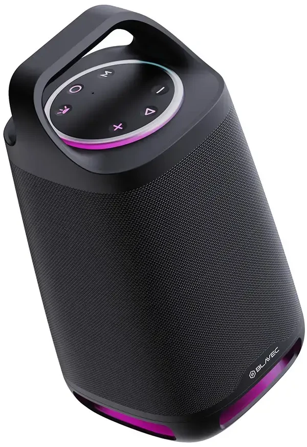 Blavec nešiojama Bluetooth kolonėlė TWS WS-01 Karaoke – 160W su mikrofonu (WS01-MB) juodos spalvos