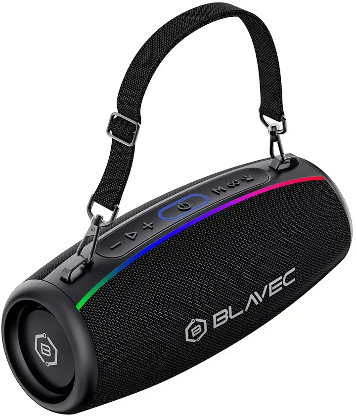 Blavec nešiojama Bluetooth kolonėlė TWS WS-02 Bassbox – 120W (WS02-B) juodos spalvos