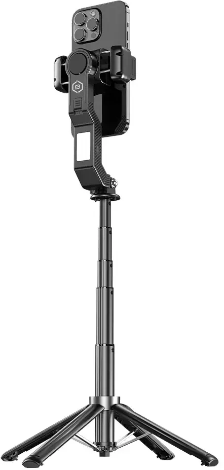 Blavec Selfie Stick Aliuminio Fusion P-10 Gimbal tripod + pilot 1 metras (SSFP10G-TRB10) juodos spalvos
