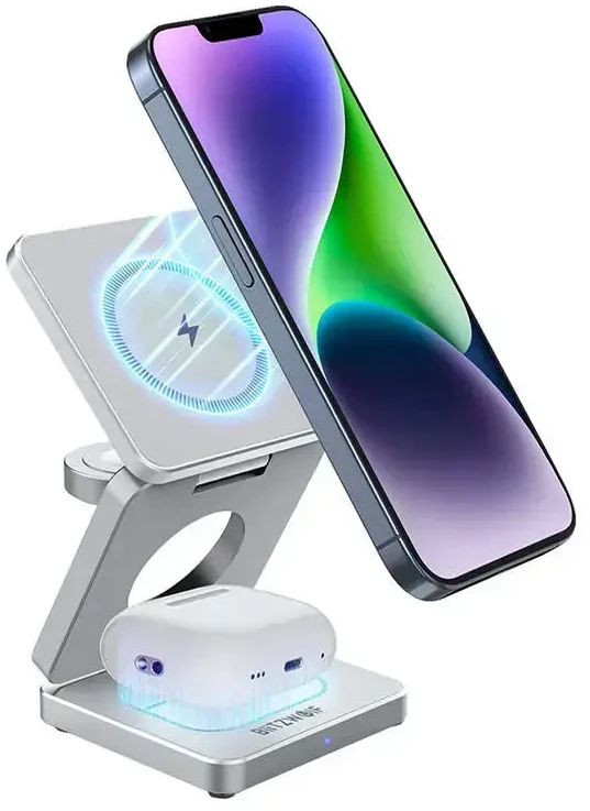 BlitzWolf BW-IW30 3-in-1 belaidis įkroviklis | Qi