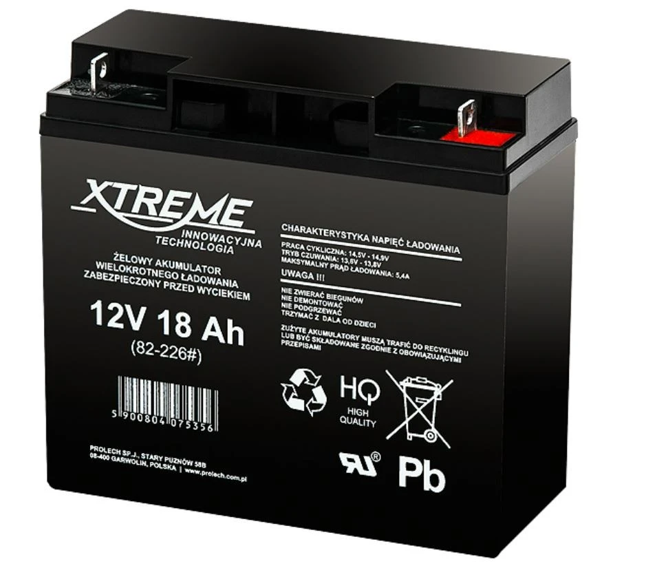 BLOW 82-226 XTREME Įkraunama baterija 12V 18Ah