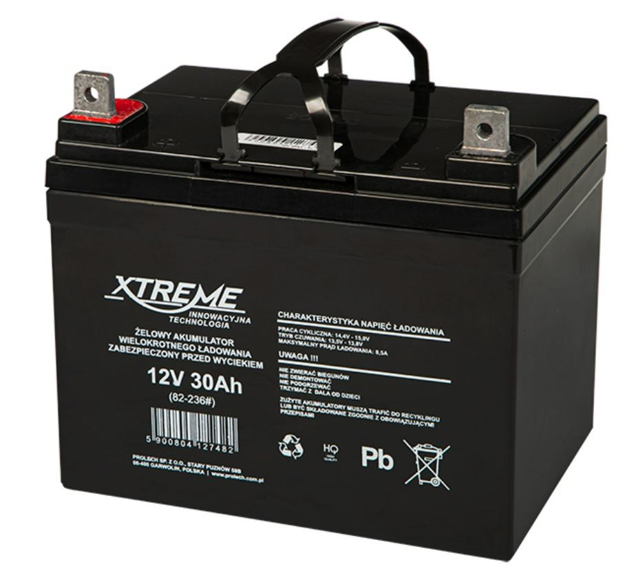 Blow Pūt Gelio baterija 12V 30Ah XTREME