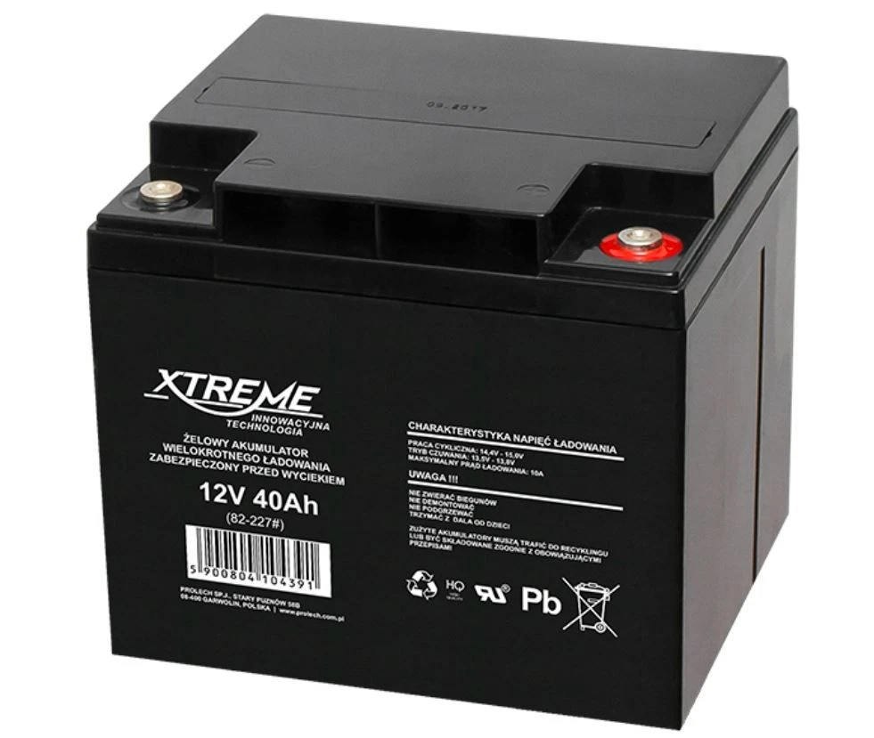 82-227# Švino akumuliatorius 12V 40.0Ah XTREME