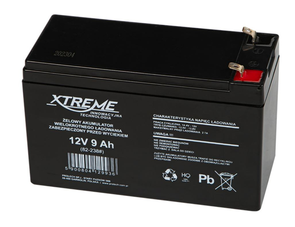 Blow Pūt Gelio baterija 12V 9Ah XTREME