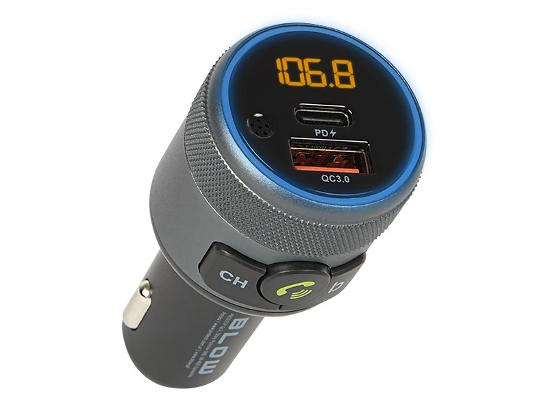 FM radijo imtuvas BLOW Bluetooth 5.1+QC3.0 +PD 24W