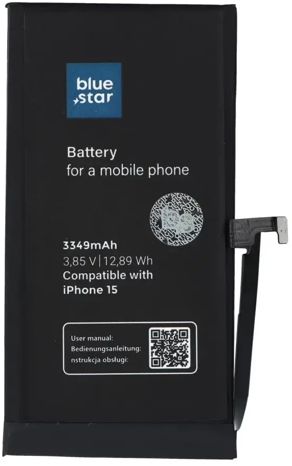 BlueStar iPhone 15 baterija 3349 mAh Blue Star HQ