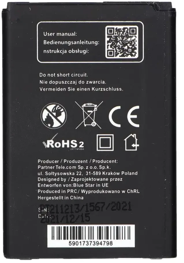 BlueStar LG K3 / K4 1700 mAh „Blue Star Premium“ baterija