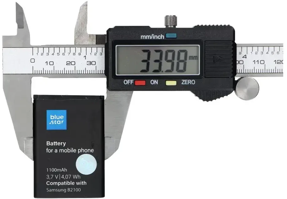BlueStar Blue Star Mėlynas STAR PREMIUM baterija, skirta SAMSUNG B2100 1100 mAh