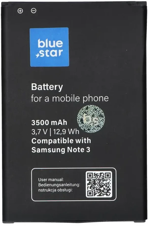 BlueStar Blue Star Mėlynas STAR PREMIUM baterija, skirta SAMSUNG Galaxy Note 3 N9000 3500 mAh