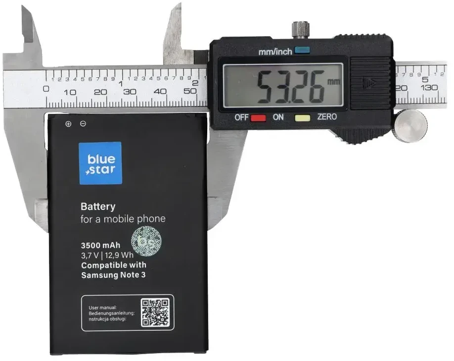 BlueStar Blue Star Mėlynas STAR PREMIUM baterija, skirta SAMSUNG Galaxy Note 3 N9000 3500 mAh