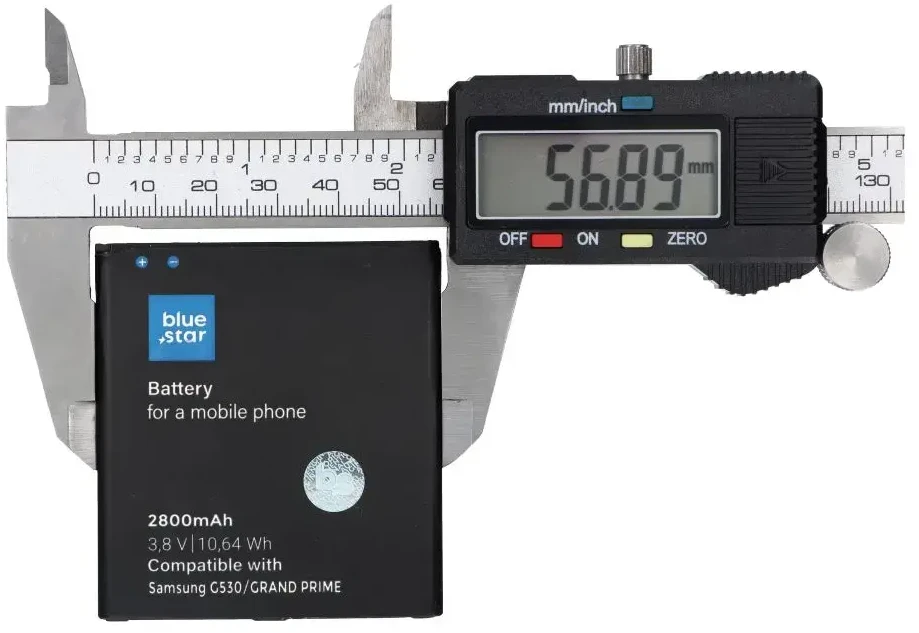 BlueStar Blue Star Mėlynas STAR PREMIUM baterija, skirta SAMSUNG Grand Prime G530 / J3 2016 / J5 2800 mAh