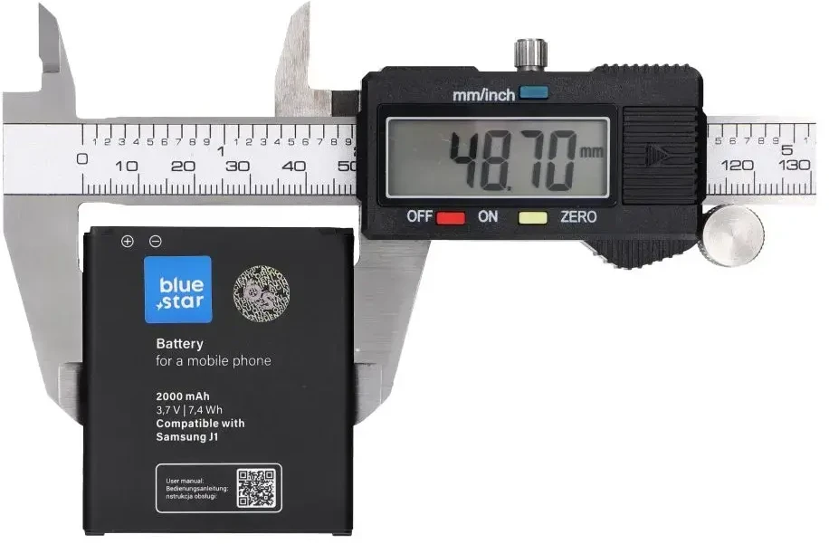 BlueStar Blue Star Mėlynas STAR PREMIUM baterija, skirta SAMSUNG J1 J100 2000 mAh