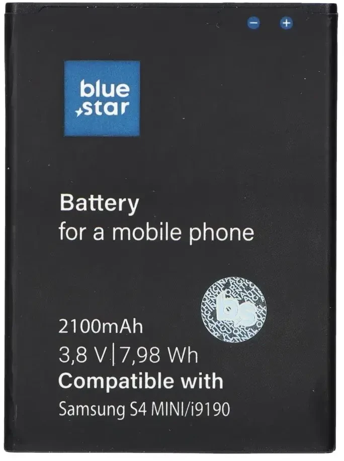 BlueStar Blue Star Mėlynas STAR PREMIUM baterija, skirta SAMSUNG S4 Mini I9190 / Ace 4 G357 2100 mAh