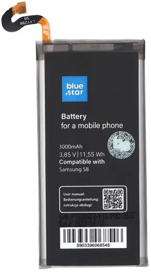 BlueStar Blue Star Mėlynas STAR PREMIUM baterija, skirta SAMSUNG S8 3000 mAh