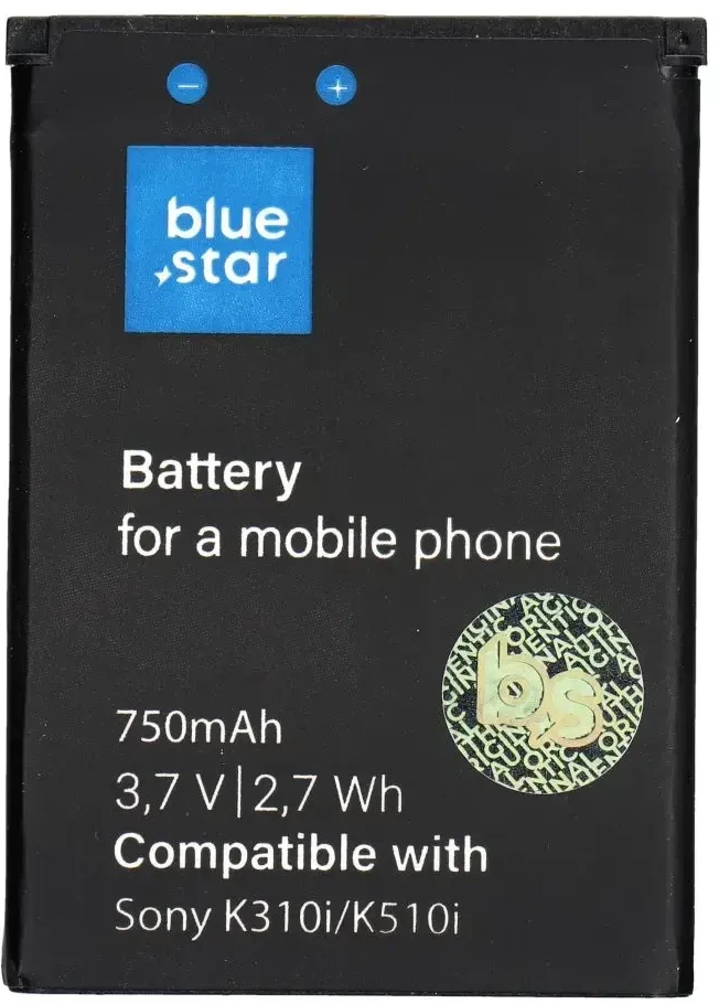 BlueStar Sony Ericcson K310i / K510i / J300 / W200 / T280 baterija 750 mAh Blue Star Premium