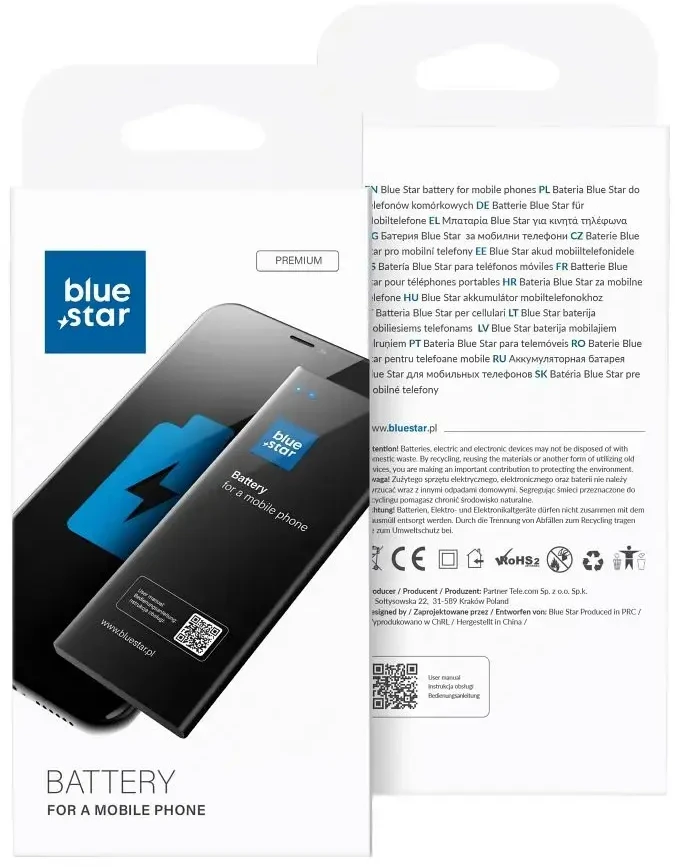 BlueStar Blue Star Mėlynas STAR baterija, skirta XIAOMI REDMI NOTE 8 / NOTE 8T / REDMI 7 (BN46) 4000 mAh