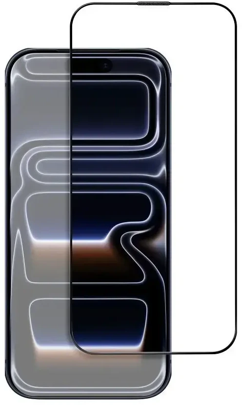 BlueStar Tempered glass for iPhone 17 Blue Star 5D AR juodas