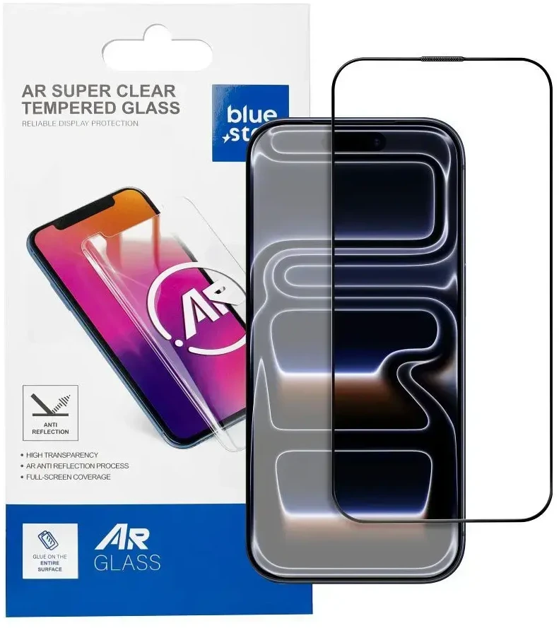 BlueStar Tempered glass for iPhone 13 PRO MAX / 14 PLUS Blue Star 5D AR juodas