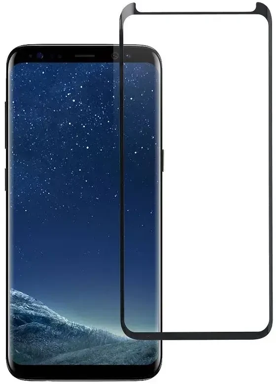 BlueStar Blue Star Apsauginis stiklas Blue Star - Samsung Galaxy Galaxy S8 Full Face (full glue with frame/case friendly) - juodas Apsauginis stiklas Blue Star