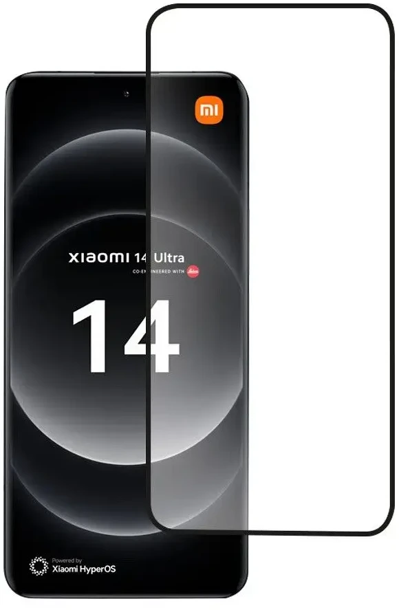BlueStar Blue Star Apsauginis stiklas Blue Star - Xiaomi 14 Ultra - juodas Apsauginis stiklas Blue Star