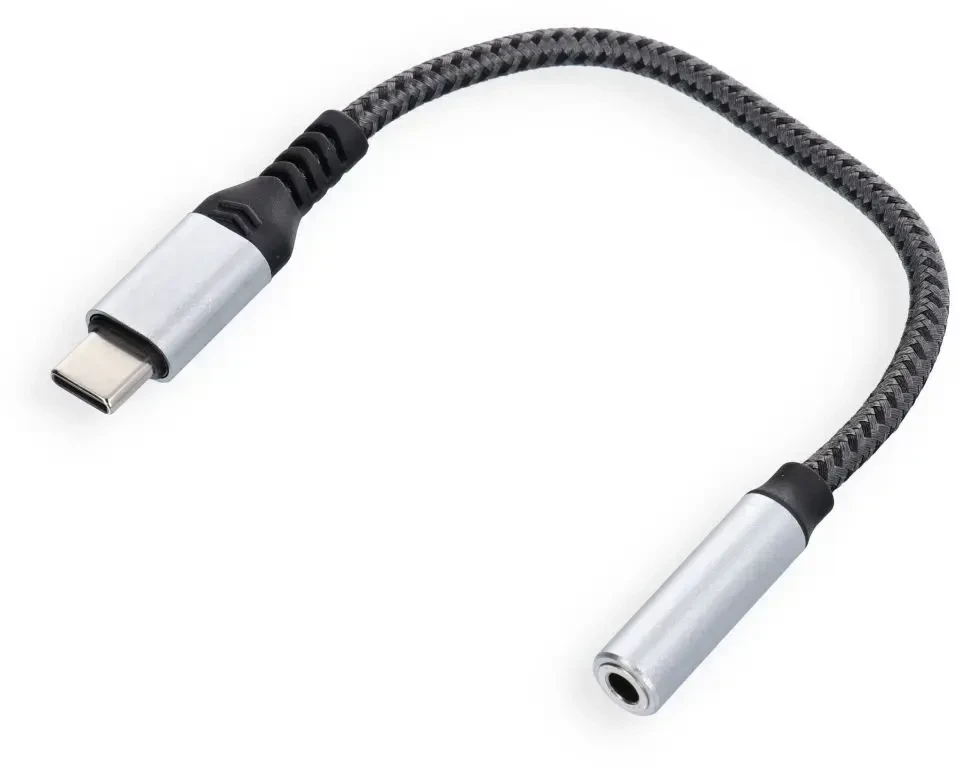 BlueStar Blue Star adapter AUX Type C (male) to Jack 3,5 mm (female) - pilka