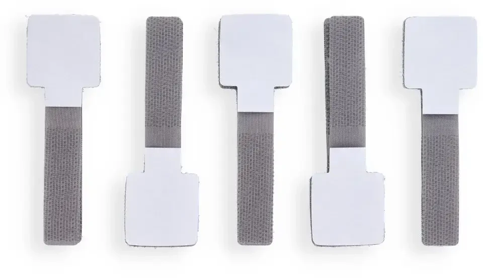BlueStar Blue Star PJ-COZ413 self-adhesive cable tie with Velcro- pilka (10 pcs.)