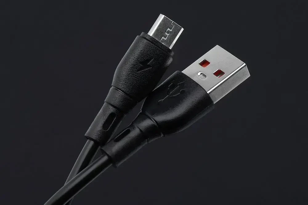 BlueStar USB A į Micro USB laidas Blue Star 2A ECO 1 m PJ68-23-2 juodas