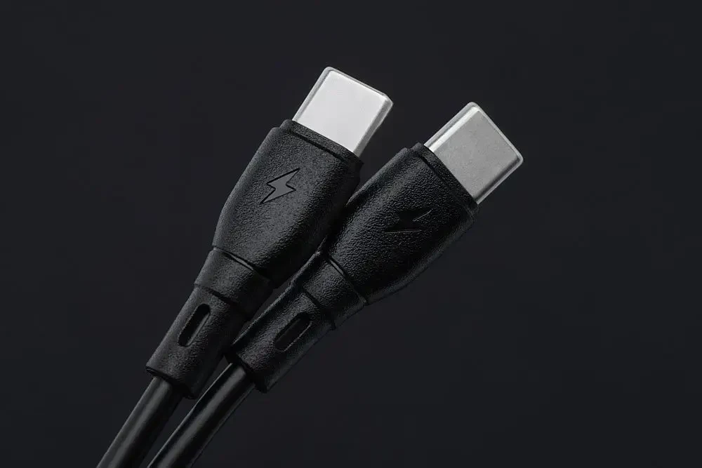 BlueStar USB-C laidas į USB-C Blue Star 3A 60W ECO 2 m PJ73-14-3 juodas