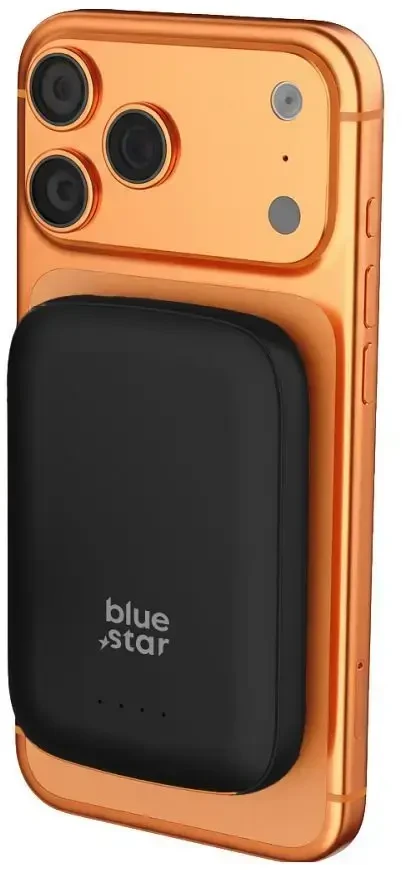 BlueStar Powerbank compatible with MagSafe Blue Star Slim DG-P8 15W 5000 mAh juodas