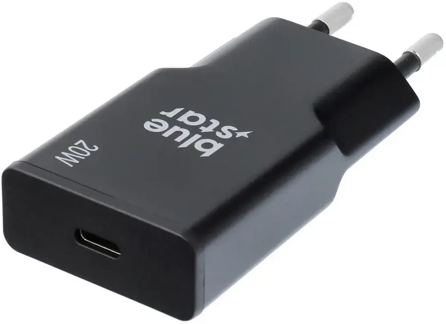 BlueStar Telefono įkroviklis Blue Star Slim GaN USB C QC4.0 PD 3A 20W TFK-SC-20WPD juodas
