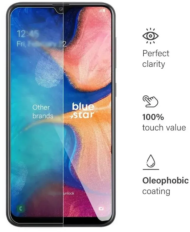 BlueStar Blue Star Apsauginis stiklas Blue Star - Samsung Galaxy A20