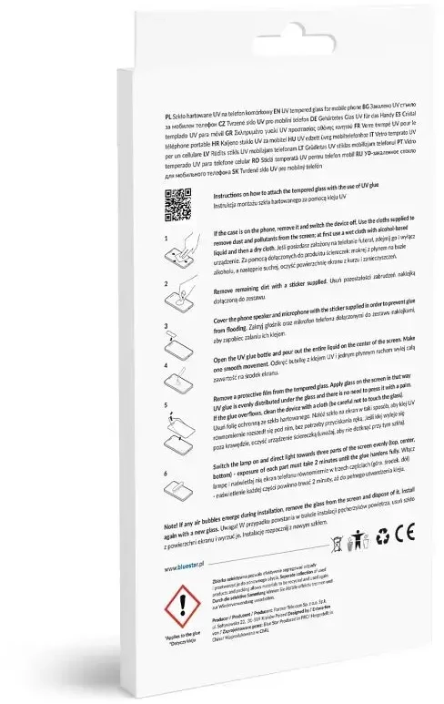 BlueStar Blue Star UV Blue Star Apsauginis stiklas 9H - SAMSUNG Galaxy S22 Ultra
