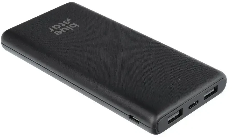 BlueStar Powerbank Blue Star W1061 2A 10000 mAh juodas