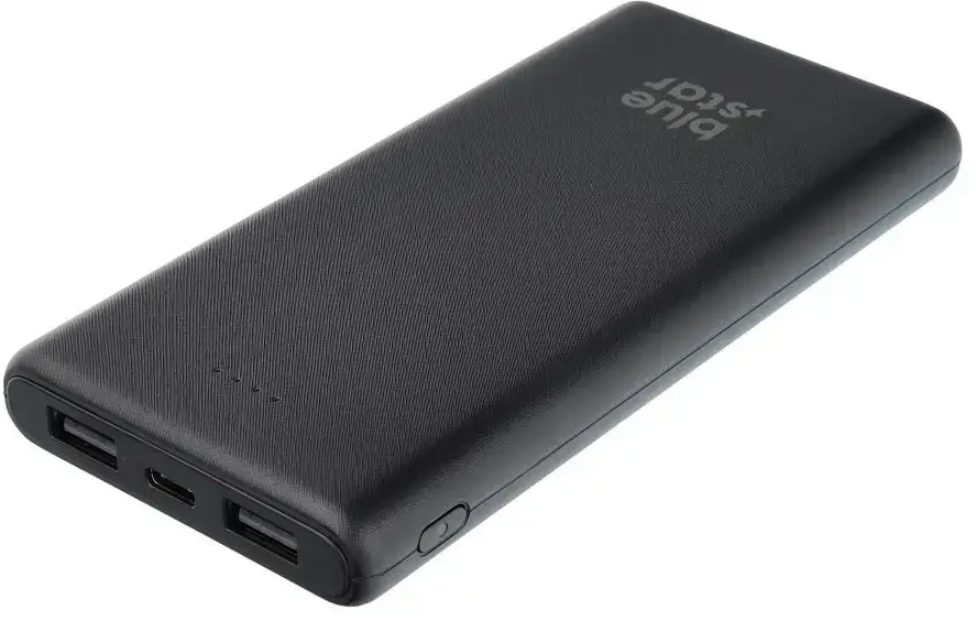 BlueStar Powerbank Blue Star W1061 2A 10000 mAh juodas