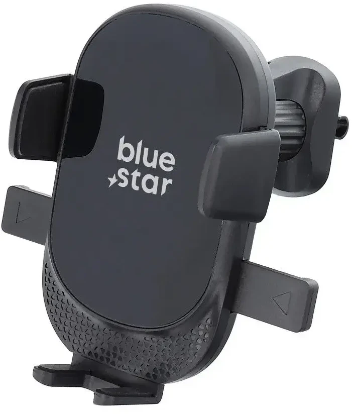 BlueStar Automobilinis telefono laikiklis Blue Star Auto Lock X1 oro išleidimo angos juodas