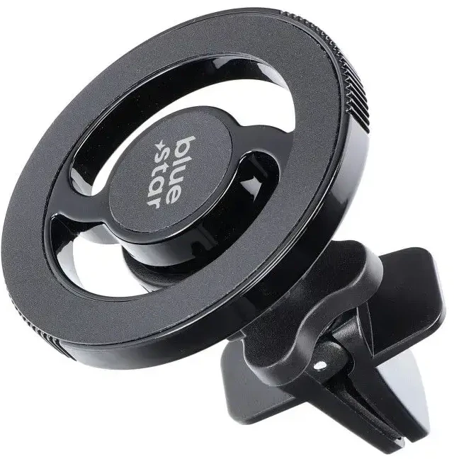 BlueStar „Blue Star“ magnetinis automobilio telefono laikiklis, suderinamas su „Magsafe Mėlyna star CLAMP“ oro išleidimo angos juodas