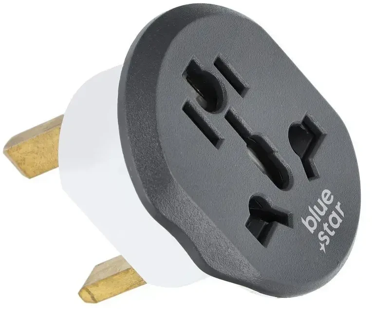 BlueStar Blue Star Mėlynas STAR travel adapter GO TO UK (Type G) 13 baltas
