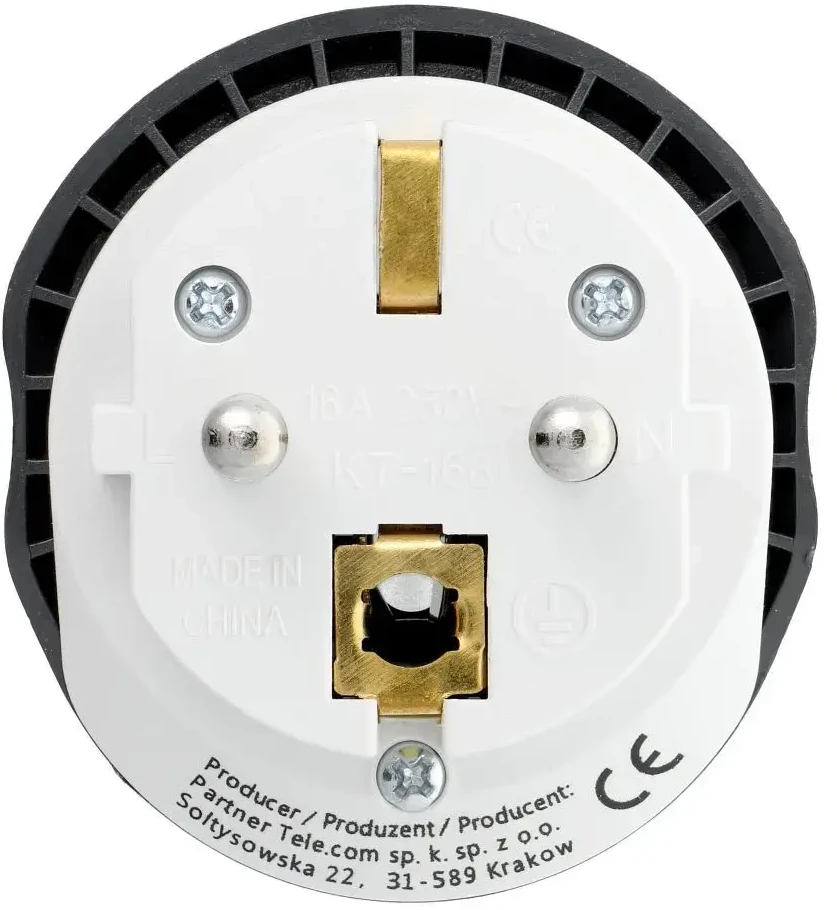 BlueStar Įkrovimo adapteris Blue Star (Type E) 16A baltas