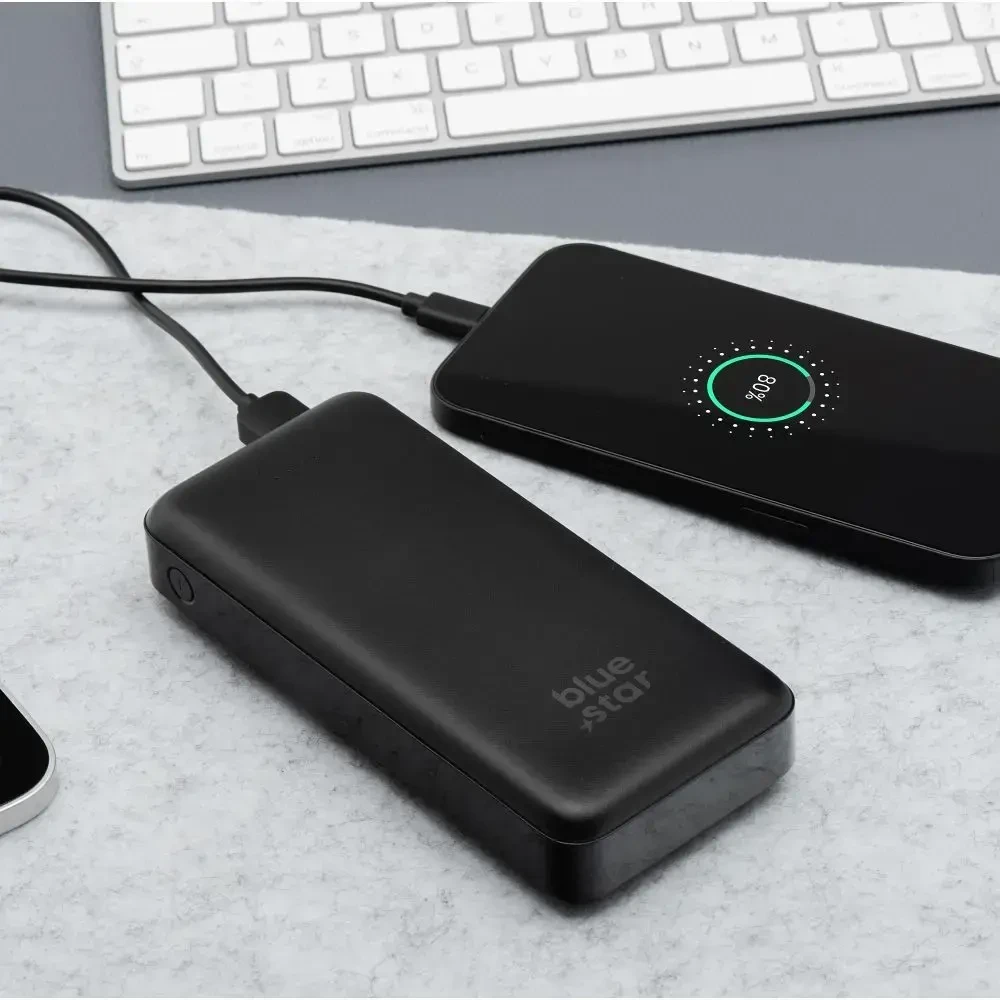 BlueStar Powerbank Blue Star W2015 2.1A 20000 mAh juodas