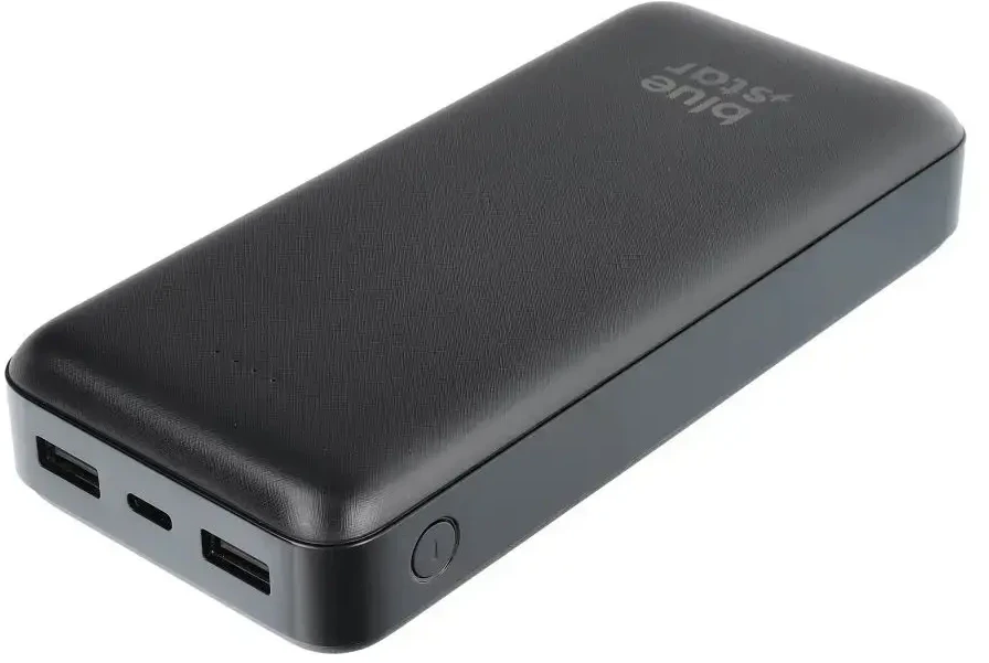 BlueStar Powerbank Blue Star W2015 2.1A 20000 mAh juodas