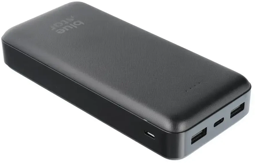 BlueStar Powerbank Blue Star W2015 2.1A 20000 mAh juodas