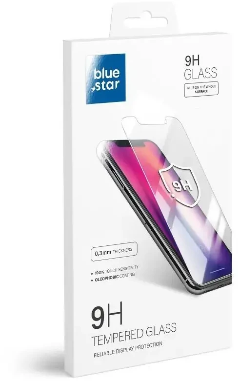 BlueStar Blue Star Grūdintas stiklas iPhone 16 PRO MAX / 17 PRO MAX / 18 PRO MAX, mėlynas žvaigždės spalvos