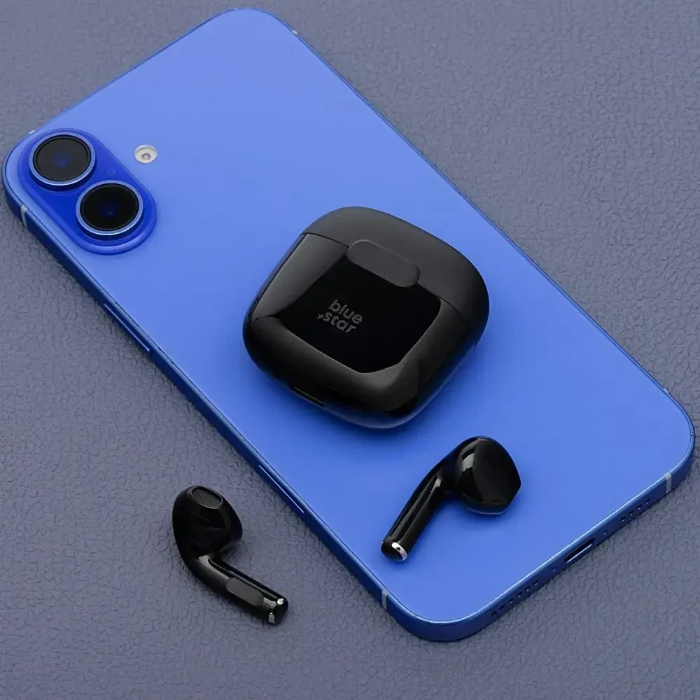 BlueStar Belaidės ausinės Blue Star FI7 TWS juodas