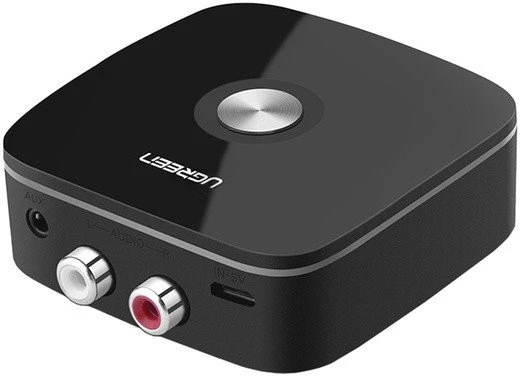 Ugreen Bluetooth 5.1 aptX garso imtuvas su 3.5mm (AUX), 2xRCA lizdais