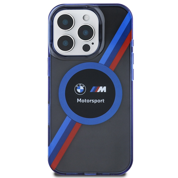 BMW Motosport IML Circle MagSafe Case Apple iPhone 16 Pro Max - dėklas telefonui juodos spalvos
