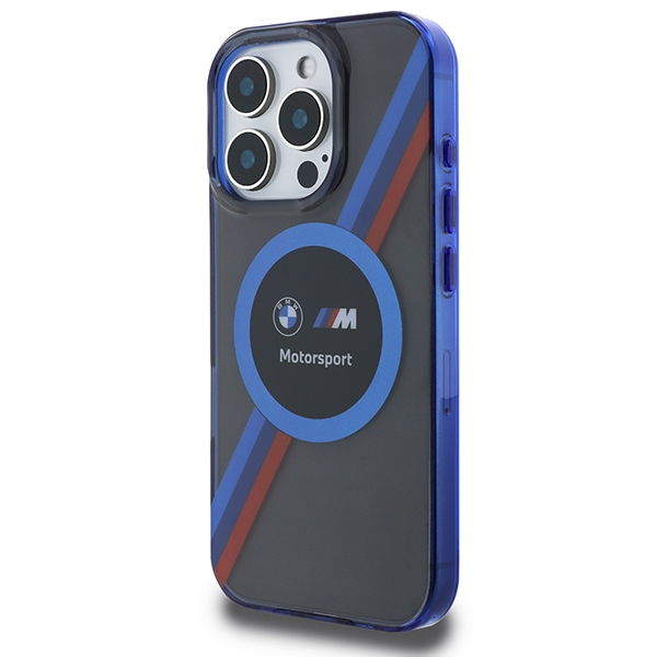 BMW Motosport IML Circle MagSafe Case Apple iPhone 16 Pro Max - dėklas telefonui juodos spalvos